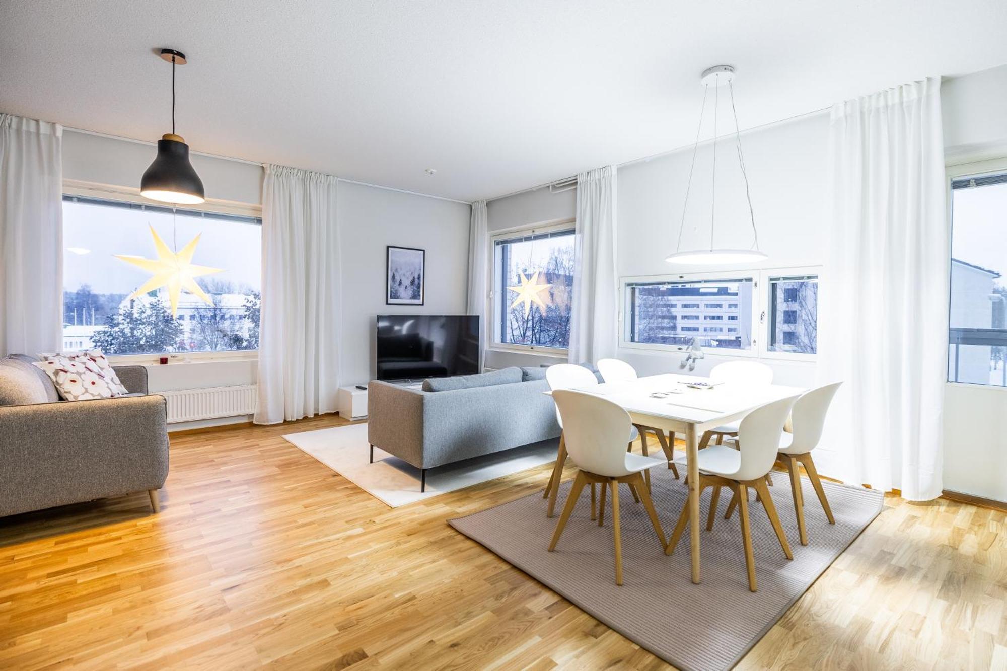 Nordic Design Apartment City Center Rovaniemi Bagian luar foto